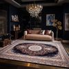 Orientalischer Webteppich - Beauty Array 150 x 100 cm - dunkelblau Bild 2