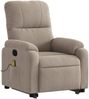 vidaXL Massagesessel mit Aufstehhilfe Taupe Mikrofasergewebe 3204936 Bild 3