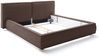 KAWOLA Bett CARLO Polsterbett Stoff braun 180x200cm Bild 5