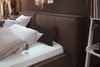 KAWOLA Bett CARLO Polsterbett Stoff braun 180x200cm Bild 2