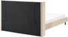 Bett mit Lattenrost VILLETTE 160 x 200 cm Samtstoff Beige Bild 5