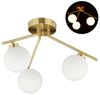 Relaxdays Deckenlampe mit 3 Kugeln GLOBI Bild 1