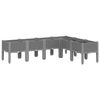 vidaXL Pflanzkasten mit Beinen Hellgrau 160x120x42 cm PP 367907 Bild 2