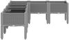 vidaXL Pflanzkasten mit Beinen Hellgrau 160x120x42 cm PP 367907 Bild 4