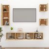 5-tlg. TV-Schrank-Set Sonoma-Eiche Holzwerkstoff [3114440] Bild 3