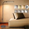 MUPOO LED Stehlampe LED Stehlampe Dimmbar Helligkeit und Farbtemperatur Einstellbar, Einstellbare Helligkeit & Farbtemperatur, USB-Stecker,360° Drehbarer Flexibler Hals,Schwarz Bild 1
