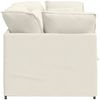vidaXL Modulares Sofa mit Kissen Samt Cream 3321256 Bild 5