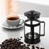 Ruhhy Teekanne Teebereiter mit dreifachem Edelstahlfilter für losen Tee Kaffeepresser, 1 l, aus rostfreiem Edelstahl & Ideal für Tee, Kräutertees und Kaffee Bild 3