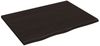 vidaXL Wandregal Dunkelbraun 80x60x2 cm Massivholz Eiche Behandelt 363791 Bild 2