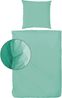Hahn Renforce Bettwäsche 155x220 stonewashed jelly mint grün uni 123061-554 Bild 2