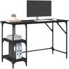 vidaXL Schreibtisch Schwarz Eichen-Optik 120 x 50 x 75 cm 883034 Bild 3