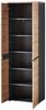 Garderobenschrank Melanie / Memphis, Holzwerkstoff, Holzfarben, Verspiegelt, 65 x 192 x 38 cm Bild 2