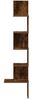 vidaXL Wand-Eckregal Räuchereiche 32x32x127,5 cm Holzwerkstoff 860521 Bild 4