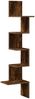 vidaXL Wand-Eckregal Räuchereiche 32x32x127,5 cm Holzwerkstoff 860521 Bild 2