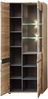 InnoStyle 'BELLANO' Vitrine, Viking Oak Nature mit LED, 202 x 38 x 80 cm Bild 5