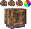 vidaXL Nachttisch Geräucherte Eiche 44 x 34,5 x 45 cm Holzwerkstoff 869570 Bild 2