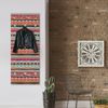 Queence Garderobe - "Beat" Druck auf hochwertigem Arcylglas inkl. Edelstahlhaken und Aufhängung, Format: 50x120cm Bild 2