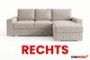 Deine Möbel 24 Ecksofa CORD - MINI 240 cm breit in Cord-Stoff / Webstoff Kuschelsofa, Ecksofa mit Ottomane 3 Teile, lose Rückenkissen waschbare Kissenbezüge Sofa in verschiedenen Farben Bild 3