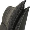 Esszimmerstuhl HWC-N71, Küchenstuhl, drehbar Auto-Return, Stoff/Textil (420g/m²) Öko-Tex ~ grün Bild 5