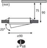 Paulmann 93411 Einbauleuchte LED Base rund 1x5W GU10 Weiß schwenkbar Bild 3