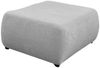 Sofa Schlafsofa 3-Sitzer ANIKE inkl. Polsterhocker in Stoff Now or Never Grau Bild 2