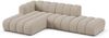 Micadoni Modulares Ecksofa offen Lupine 5-Sitzer Links Chenille Eden Dunkelbeige Bild 2