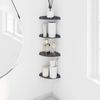 vidaXL Schwebendes Regal mit Regal 4 pcs Anthrazit 15 x 15 x 2 cm 8004079 Bild 4