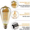 ZMH 3x LED Birne E27 Vintage Lampe ST64 Retro Birne Warmweiß 4W Glühfadenlampe 2200K Bild 5