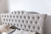 Boxspringbett Elektrisch Bett FAUSTO 200x200cm in Stoff Wind Grün Bild 2