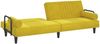 vidaXL Schlafsofa mit Armlehnen Gelb Samt 351899 Bild 5