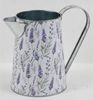 Pflanzkanne Metall PROVENCE ca. 21x13x16 cm dekoratives Pflanzgefäß im Landhausstil für Garten Balkon Terrasse Bild 3