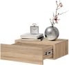 Nachtkommode >Thorben< in Sonoma Eiche - 42x14x30cm (BxHxT) Bild 2