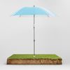 Doppler Sonnenschirm / Strandschirm "Expert 160 Manual Multi", hellblau / silber, 160 cm Bild 3