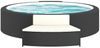 vidaXL Whirlpool-Bänke mit Auflagen 2 Stk. Schwarz Poly-Rattan 362262 Bild 3
