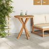 Gartentisch, Beistelltisch, Balkontisch Braun 70 x 70 x 75 cm Massivholz Teak Bild 4