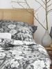 Irisette Feinbiber Bettwäsche Koala 155x220 Blumen Rosen grau silber 8531-11 Bild 2