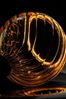 SLV LED Floating Globe 150 twisted, LED-Leuchtmittel, smokey grey, E27, PHASE, 6W, 1900K - LED Lampen Sockel E27 Bild 3