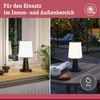 Solar LED Tischleuchte Ilanga IP44 2700K 125lm Anthrazit Bild 3