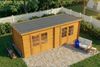 Alpholz Gartenhaus Maria Twin Gartenhaus aus Holz in Pinie Holzhaus mit 28 mm Wandstärke Blockbohlenhaus mit Montagematerial Bild 4