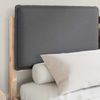 vidaXL Bettgestell mit gepolstertem Kopfteil Dunkelgrau 150 x 200 cm 877830 Bild 3