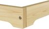 Überlanges Bodenbett Futon extra niedriges Holzbett 90x220 Kiefer lackiert V-60.47K-09-220 Rollrost inkl. Bild 5