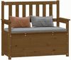 vidaXL Sitzbank Honigbraun 112,5x51,5x96,5 cm Massivholz Kiefer 823562 Bild 4