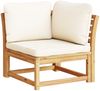 vidaXL Garten-Ecksofa mit Kissen 73x73x65 cm Massivholz Akazie 366488 Bild 2