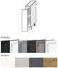 Apothekerunterschrank AVELLINO 15x50x82cm Metallauszug grifflos Farbe: weiß Acryl Hochglanz / weiß (AV-D15/cargo) Bild 2