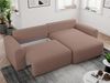 MKS Meble 'Nelson' Ecksofa mit Schlaffunktion und Bettkasten, L-form, Rosa, Boucle Bild 4