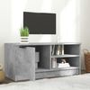 vidaXL TV-Schrank Betongrau 80x35x36,5 cm Holzwerkstoff 811474 Bild 3