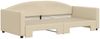 vidaXL Tagesbett Ausziehbar Creme 100x200 cm Stoff 3197197 Bild 3