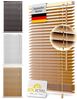 Sol Royal Jalousie Holzjalousie SolDecor JH3 Jalousie aus Holz in, 70x130cm, Eichenoptik, Tür- und Fensterjalousie Holz Blickschutz 3,5 cm breite Lamellen Bild 2