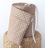 Loolay Bettnestchen Taupe BRAUN Punkte Bettumrandung Babybett 420, 360, 210, 180 x 30cm, (Babynestchen Bettsprossen Kopfschutz Baby Ausstattung Neugeborene Premium GECHENK, 100% Baumwolle Babybett Bettschutzgitter Umrandung), LOOLAY® - 100% Europäische... Bild 2