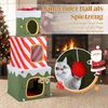 Weihnachtlicher Katzenbaum für Katzen im Innenbereich 120 cm niedliches Klettermöbel Bild 5